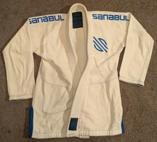 Sanabul Essential BJJ Jiu Jitsu Gi White Adult Size A0