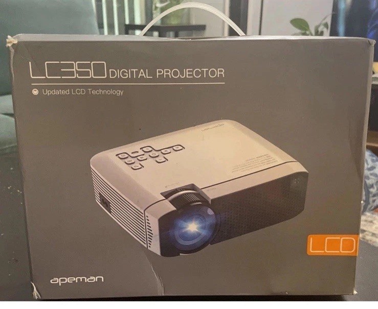 Projector APEMAN Video Mini Portable 3500 Lumen With Dual Built-in