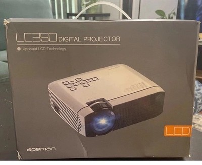 Apeman LCD LC350 Portable Digital Projector w Original Box