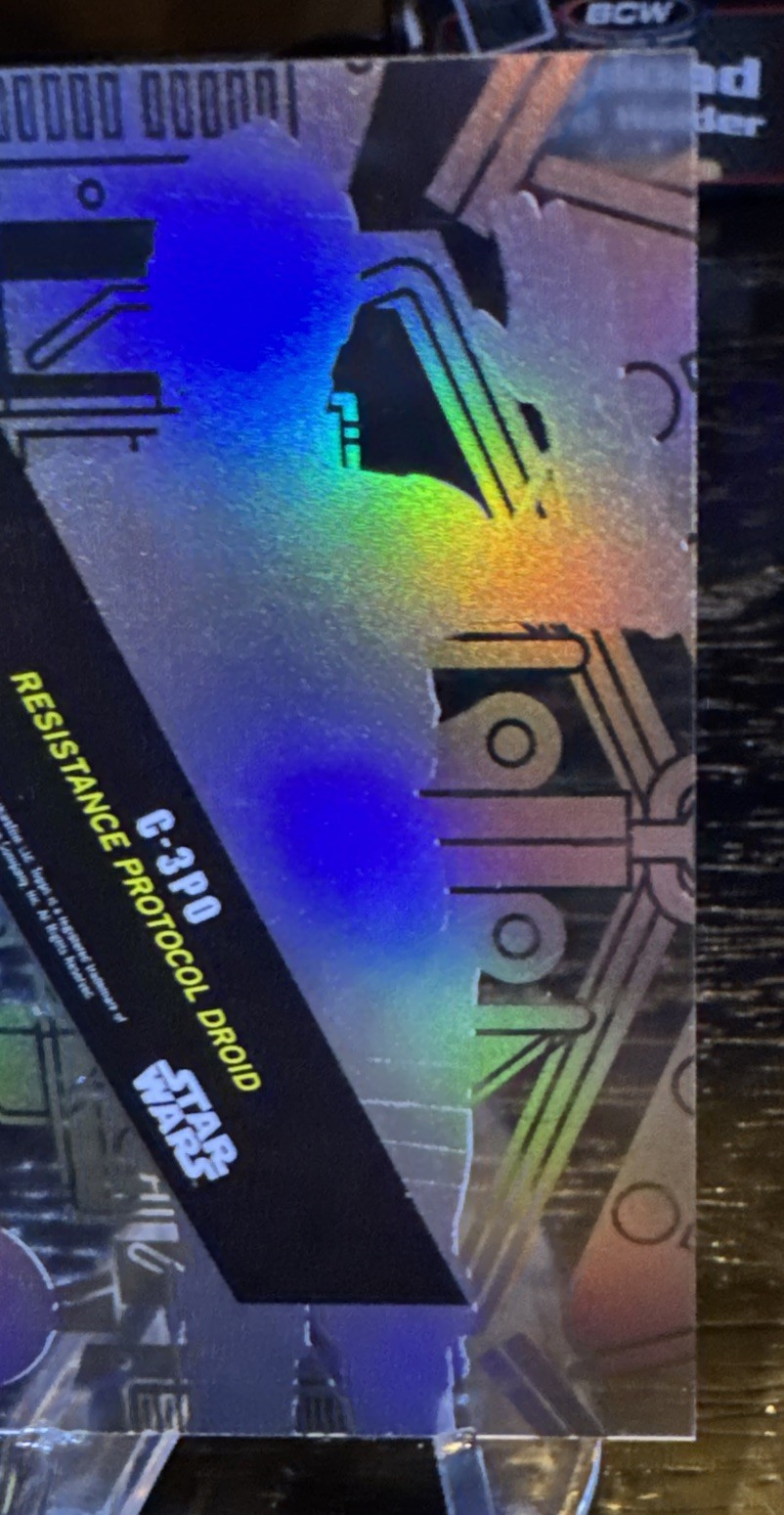 2016 Star Wars High Tek Form 2 Pattern 1 #SW67 C-3PO /50