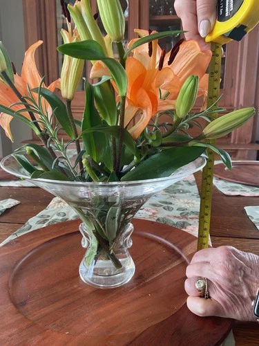 Steuben. vase Thompson  Large