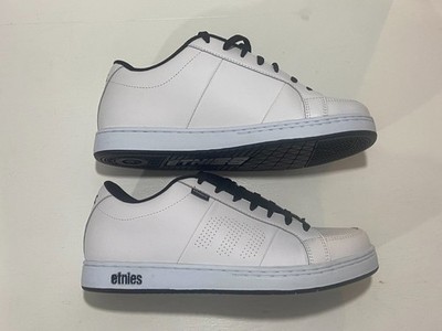 Etnies Kingpin Leather Lace Up Mens 11 Sneaker White 