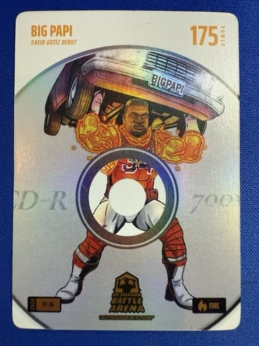 2026 Bo Jackson Battle Arena Big Papi David Ortiz Debut Fire Tracks FT-14 RARE!