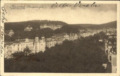 Marienbad Tschechien Boehmen Hauptstrasse Böhmen