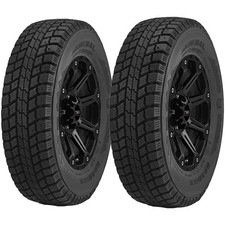 Qty 2 26570r16 General Grabber Arctic 116t Xl Black Wall Tires