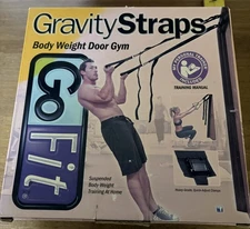 Go Fit Gravity Straps Body Weight Door Gym Suspended Body Weight Training New