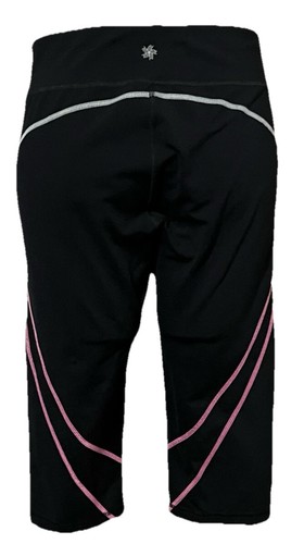 Tek Gear Shapewear Womans Black Pink Capri Yoga Pants Sz.L (485.F) W26”X16”L - Picture 5 of 7