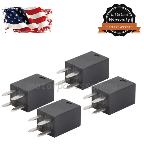 (4) For Song Chuan 303-1AH-C-R1-U01-12VDC General Purpose Relays SPNO 20A 12VDC