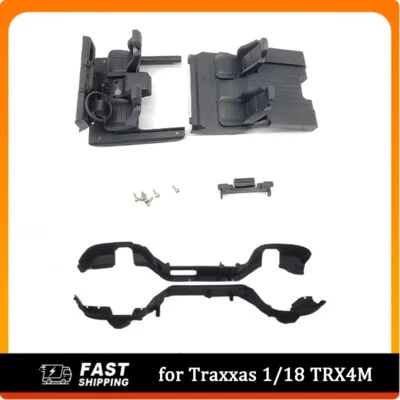 MARKENLOS RC Car Seat Interior Decoration Kit +Fender for Traxxas 1/18 TRX4M Defender