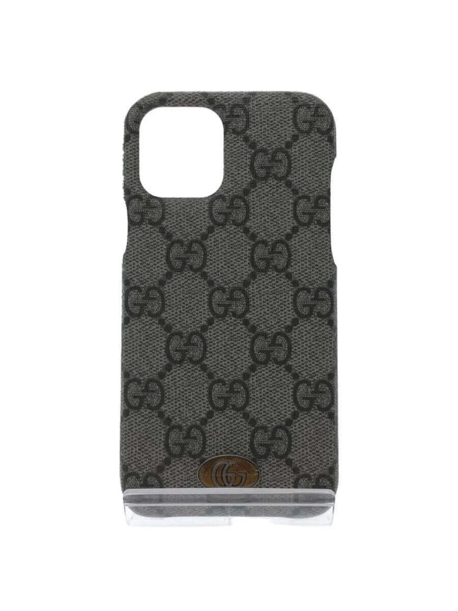 Accessoires GUCCI Autres Iphone12 Pro PVC Beige Monogramme Homme 668406 617664 Occasion