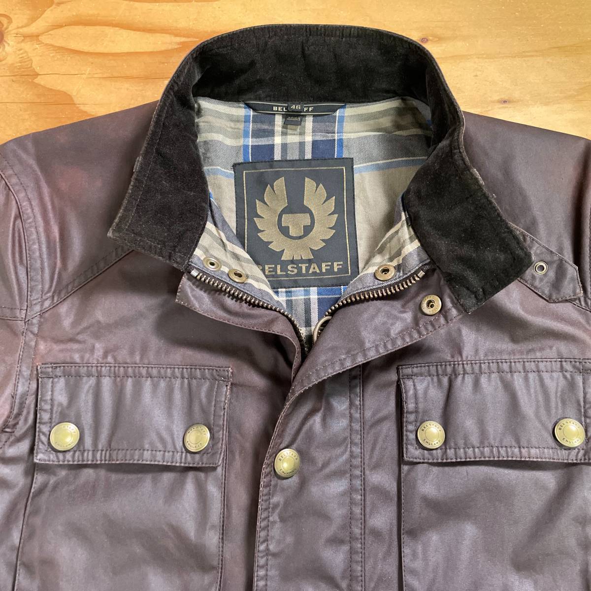 Belstaff Roadmaster Waxed Cotton Oiled Jacket Bro… - image 3