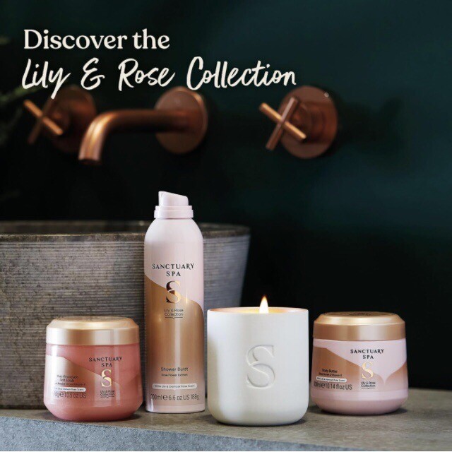 Sanctuary Spa Lily & Rose Collection Body Butter 300ml White Lily & Damask Rose eBay