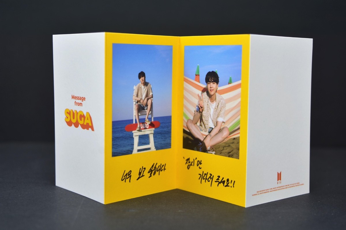 BTS: Butter - Photo Card & Message Card (Cream, Peach Version