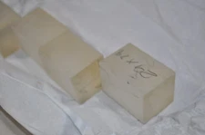 Precision CVI Laser 45 deg Crystal Quartz Optics X-Cut 29mm x 50mm x 28mm  LOT 4