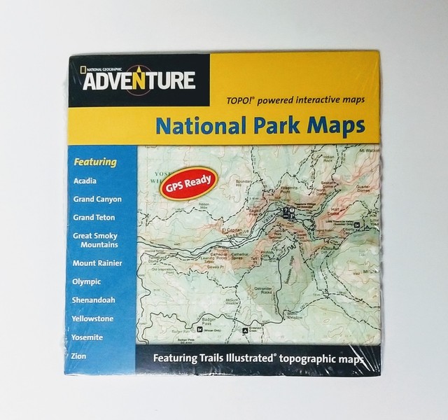National Geographic TOPO Powered Interactive Maps National Park