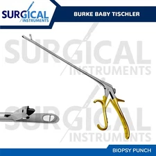 Burke Baby Tischler Biopsy Punch Forceps BITE 4.5 X 3mm X 1.5mm Surgical German