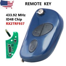 Flip Remote Car Key Fob 3 Button Rx2trf937 For Maserati Granturismo Quattroporte