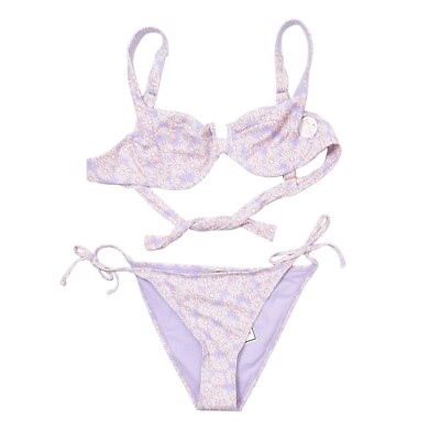 NEU SHIWI Bikini Gr 38 B/C Top Bottom Swimsuit Sommer Liz 2 Piece Madeira Flower
