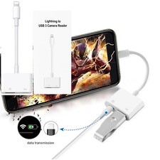 To Camera USB Female OTG Connector Adapter Cable For Apple iPhone 14 13 12 XR SE