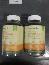 2 Pk Holloearth Mushroom Gummies 100 Gummies Each Exp 9/2025 2500mg 31