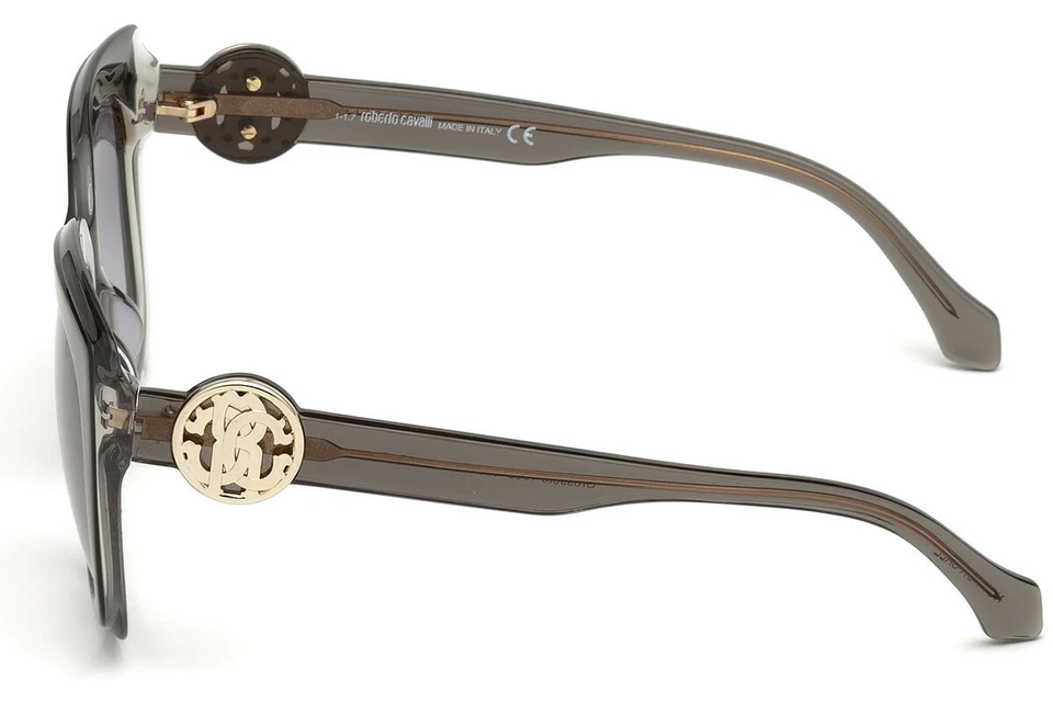 Gafas de sol de plástico gris humo Roberto Cavalli Grosseto RC1069 51-21-140 Foto 3 de 4