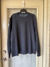 Bass Men's Size XL Blue Long Sleeves Pullover Sweatshirt NWT