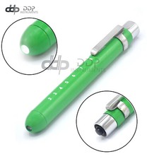 Light-Green Reusable Nurse Penlight Pocket Medical LED with Pupil Gauge PL-018