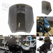 Smoke Fairing Windshield For Harley Dyna Low Rider FXD FXDWG Fat Bob FXDF 06-17