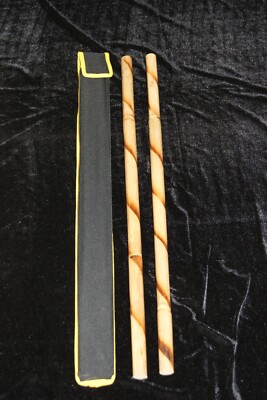 Rattan Sticks for Kali, Arnis, Escrima Practitioner 28'' with Carrying case. 