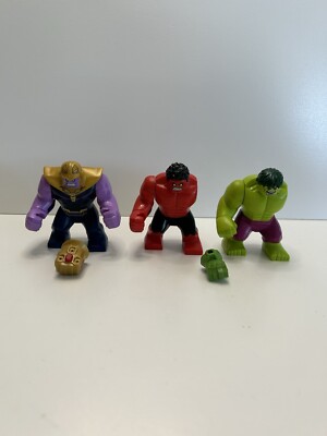 LEGO MARVEL MINIFIGURE Thanos, Hulk Red Hulk || 76107