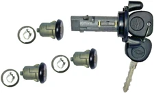 NEW CHEVY ASTRO OEM IGNITION LOCK+ 3 DOOR LOCKS CYLINDER W/2 CHEVY Bow-Tie KEYS