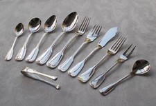 *RAR* Wilkens Augsburger Faden Besteckteile Auswahl in 90-180er Silberauflage