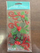 Jolee's Christmas Flourishes & Holly Scrapbooking Stickers