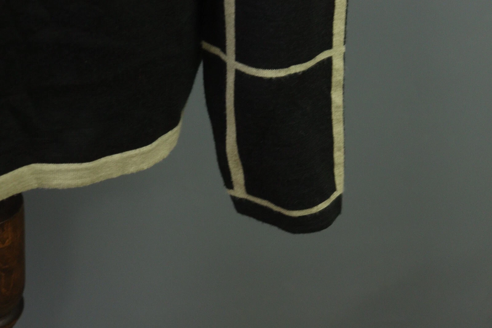 Felpa con cappuccio VERSACE JEANS COUTURE nera merino relaxed taglia XL