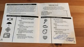 Bubble Bobble By Taito Manual Only Nintendo System) NES Authentic Password Notes