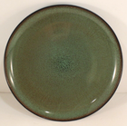 Home Trends RAVE Green Dinner Plates * Set of 4 * Glossy 10 1/2