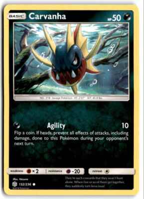 2019 Sun & Moon - Cosmic Eclipse Carvanha c Basic/Common #132