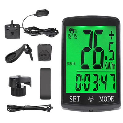 New Cycling Computer Wired/Wireless Speedometer Waterproof Road Bike MTB Odomete