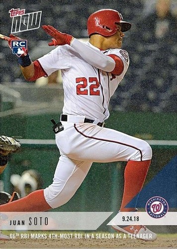2018 Topps Now 775 Juan Soto