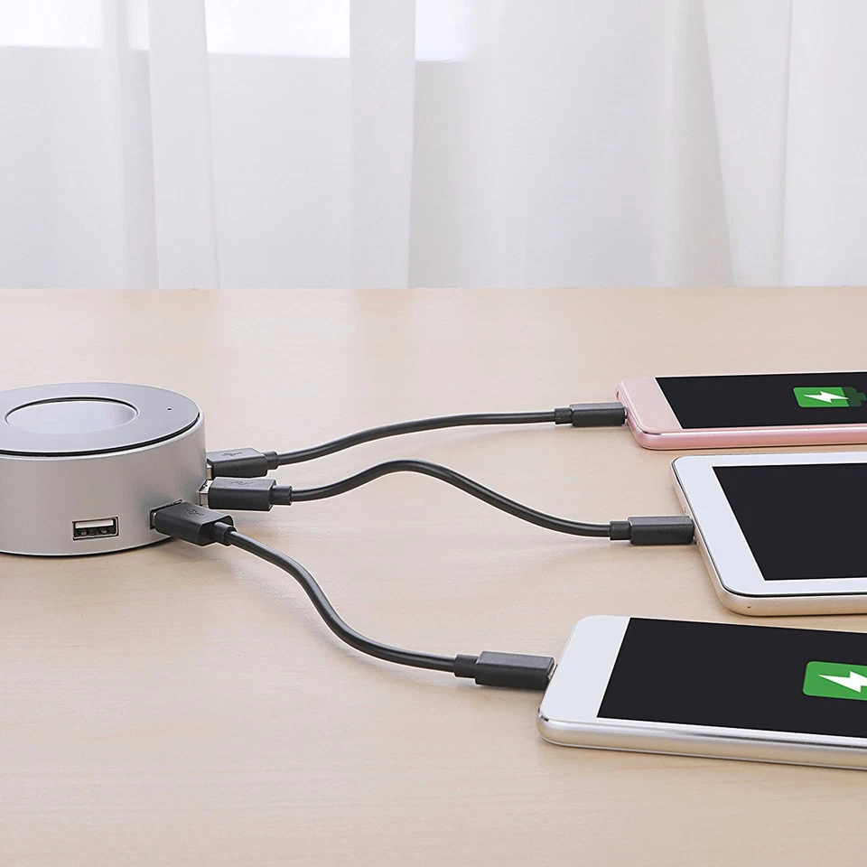 Short Micro USB Cable 15cm Fast USB Charging Cord for External Battery Charger - image 3 of 4