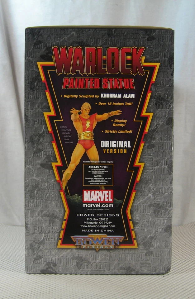 Estatua Original Brujo 076/270 Sitio Web Exclusivo Bowen Diseños TOTALMENTE NUEVA Foto 4 de 4