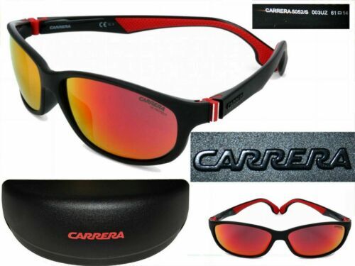 CARRERA Men\'s Sunglasses CA 8026/S 003QT Black Frames Green Lens 57mm CARRERA Men main image 4