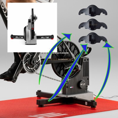 3D-gedruckte Wippplattenfüße x3 für Elite Justo 2 Smart Trainer mit 6 x Bällen