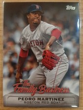 2019 TOPPS UPDATE THE FAMILY BUSINESS PEDRO MARTINEZ #21 BOSTON RED SOX