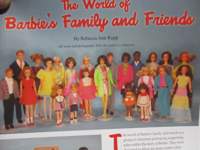 12p Barbie Family Friends Doll History Article Midge/Allan/Ken