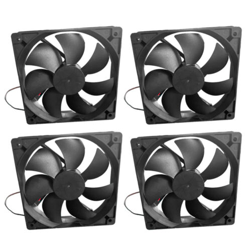 1/2/4PCS 120mm 2Pin 12V Cooling Fan dual Ball Bearing PC Brushless Silent Fan - Picture 13 of 14