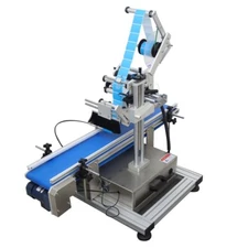 LT-160 Automatic Desktop Conveyor Table Plane Labeling Machine w/Conveyor 110V