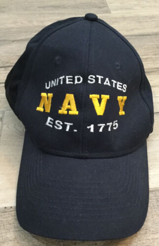 United States Navy Est. 1775  Adjustable Navy Blue