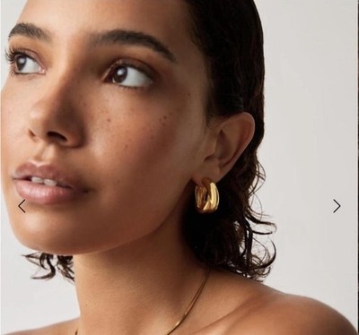 LUCY WILLIAMS CHUNKY MEDIUM HOOP EARRINGS Missoma