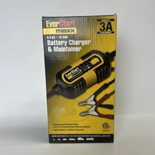 Everstart Maxx 3-Amp Battery Charger & Maintainer 6V/12V 120v AC 60Hz, NOB